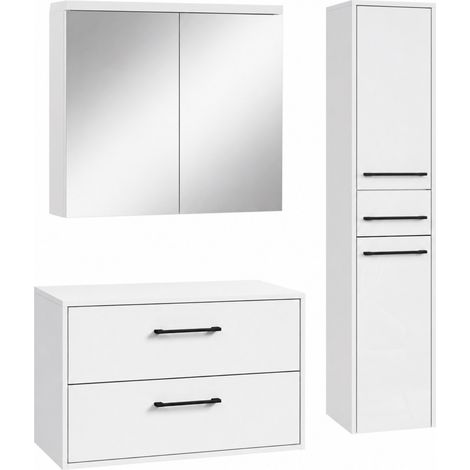 Badplaats Waschtischunterschrank-Set Florence 80 x 46 cm - Hochg (1/5)
