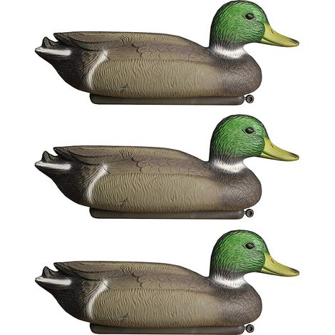 Mallard Duck Hunting Shooting Floating Decoy Pond Decoration Large (Set of 3) (1/5)