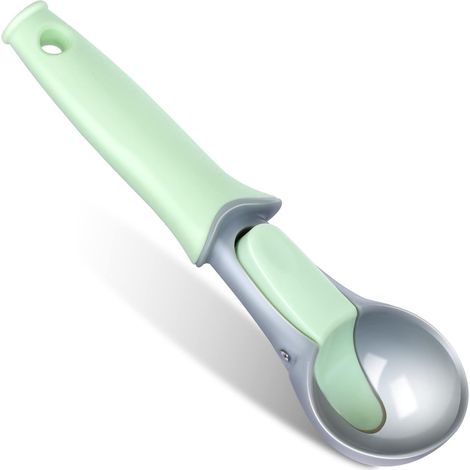 Cuillère à glace polie pour glace, pâte à biscuits, riz, billes de melon, fruits (1/5)
