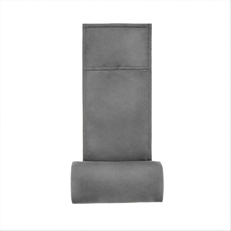 Coussin cervical pour fauteuil relax - Réglable - Doux velours non-glisse - Appui-tête (1/5)