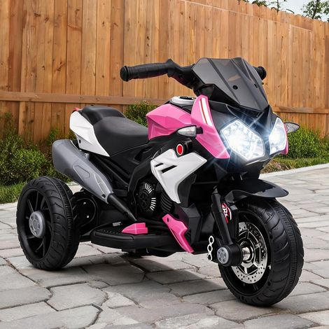 Moto électrique pour enfant rose en PP 86 x 42 x 52 cm (1/5)