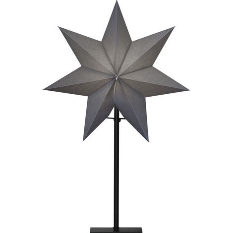 Tischleuchte Stern -Ozen', klein, grau, 55cm (1/5)