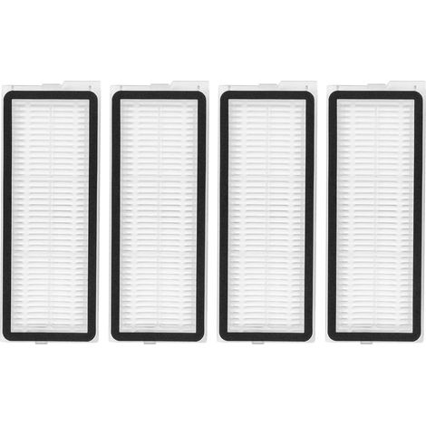 4x filtres HEPA pour Roborock Qrevo S/Qrevo S5V/Qrevo Pro/Qrevo Plus/Qrevo MaxV/Qrevo Curv/Qrevo Curve/Qrevo Edge/Qrevo Curv S5X/Qrevo EDGE S5A/QV 35A/QV 35S accessoires d'aspirateur robot