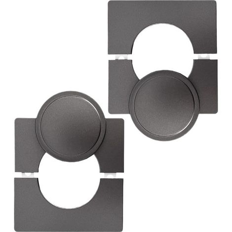 Tapa decorativa para tubería de aire acondicionado de 100x100 mm, tapa decorativa para orificio de ventilación (1/5)