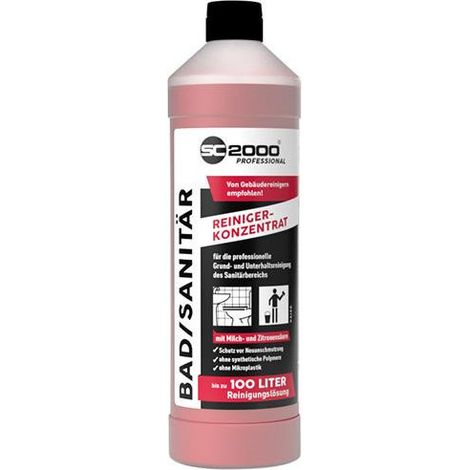 Bagno concentrato di Cleaner Professional e 1000 ml sanitari - SC2000