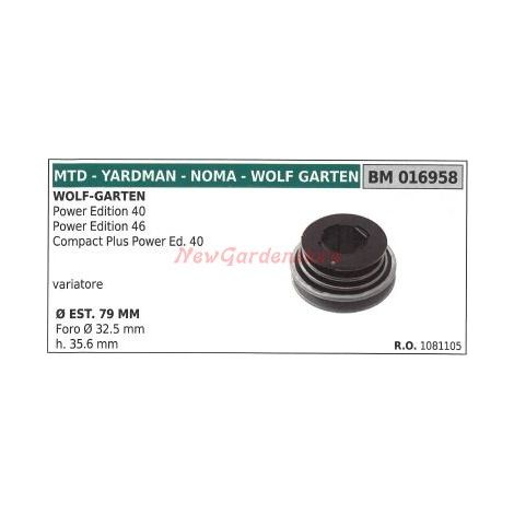 Polea para tractor de césped cortacésped power edition 40 46 MTD 016958