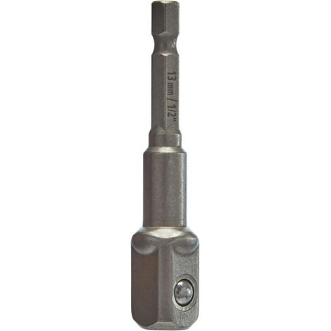 Adaptateur à tige hexagonale vers carré, tige d'adaptateur pour perceuse/tournevis 1/2 (73 mm)-LIAIKI (1/5)