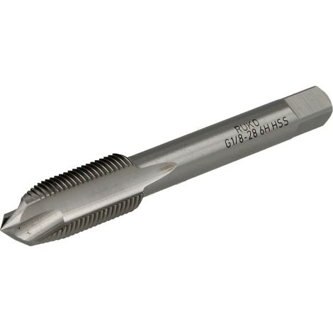 RUKO Einschnittgewindebohrer G 1/8 - Rp 1/8 DIN 5157 HSS, Form B