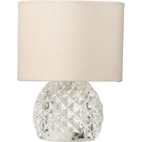Lampe à Poser en Verre "LED" 23cm Transparent (1/4)