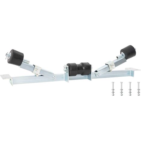 vidaXL Boat Trailer Bottom Support 90.5 x 12 x 32 cm Galvanised Steel (1/5)