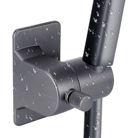 Support Douchette 360° avec Ventouse Fixation Murale Facile, Installation Sans Perçage, Idéal pour Douche et Baignoire (1/5)
