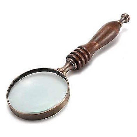Loupe rétro 72 mm - Grossissement 10x, lentille en verre, ultra haute définition, la meilleure loupe de lecture pour les personnes âgées, aide idéale pour les malvoyants