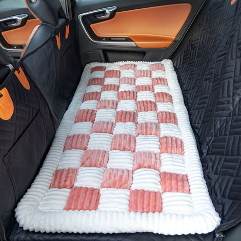 Housses de siège auto pour chiens, matelas de voyage antidérapant pour chien, tapis d'extension pour siège arrière, couverture pour animaux (1/2)