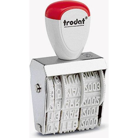 Trodat CLASSIC 1010 Timbro data 26 x 4 mm (L x A) Argento
