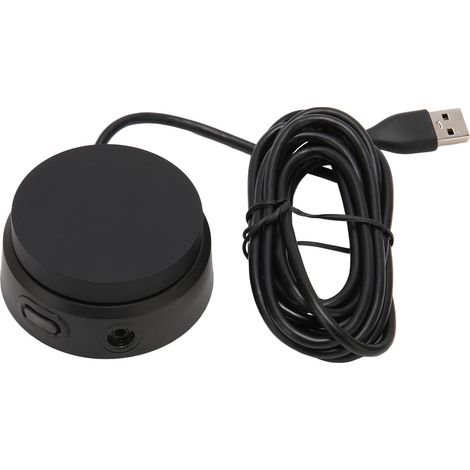 Amplificateur Casque USB 2.0 24bit/96KHz, Carte Son Externe avec Câble 2.5m pour PC Portable, Prise Jack 3.5mm (1/5)