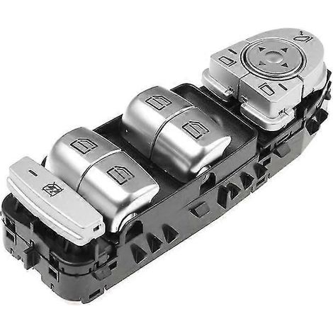 A2059056810 Interrupteur de commande principal de lève-vitre électrique avant gauche pour Mercedes-Benz Classe C W205 C300 C400 C63 (2015-2020) (1/5)