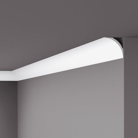 Eckleiste NMC NE2 Pure NOMASTYL Noel Marquet Zierleiste Stuckleiste Modernes Design weiß 2 m (1/5)