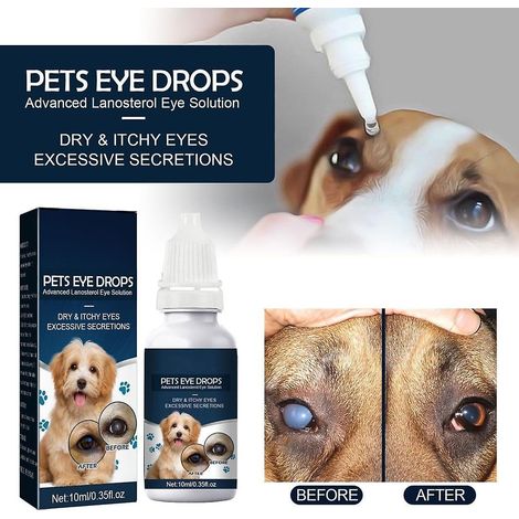 Cataract Drops For Pets, Dog Eye Drops For Pet Improve Eye Vision And Cataracts,relieve Pet Red Eyes,dog Eye Infections (1/5)