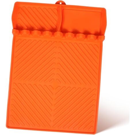 Tapis de cuisson en silicone, housse de protection en silicone, tapis adapté aux ustensiles de barbecue, outils de barbecue, accessoires de cuisine d'extérieur (3041cm) (1/5)