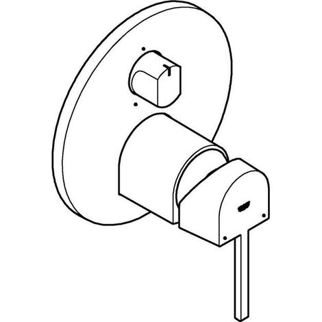 GROHE Plus Einhandbatterie, mit 3-Wege Umstellung, (1/5)