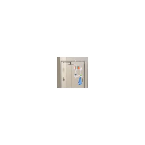Étagère de douche à suspendre, étagère de rangement suspendue, organiseur de douche suspendu au-dessus de la porte, aluminium, utilisé dans la cuisine et la salle de bain (1/5)