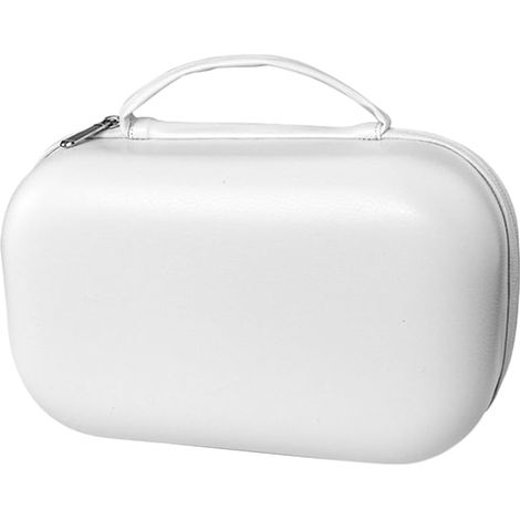 Borsa bianca per il trasporto del tiralatte, portatile, regolabile, indossabile, contenitore per allattamento, organizer leggero, ideale per viaggi, lavoro, ufficio e casa. (1/4)