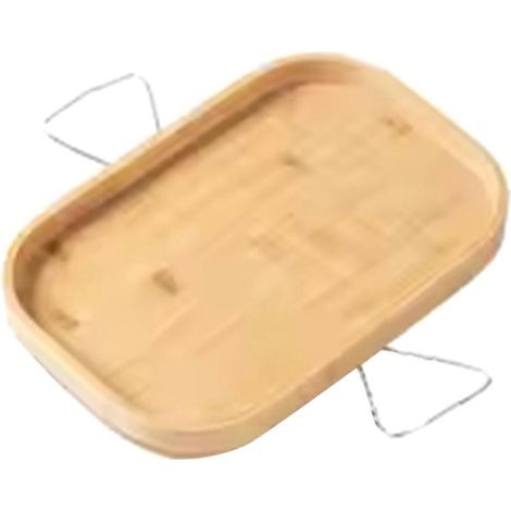 Plateau de rangement multifonctionnel, plateau de rangement pour accoudoir de canapé, porte-télécommande, porte-boissons et en-cas, carré, couleur kaki. (1/5)