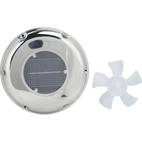 Ventilateur d'extraction solaire pour bateau en acier inoxydable - Ventilateur de ventilation (1/5)