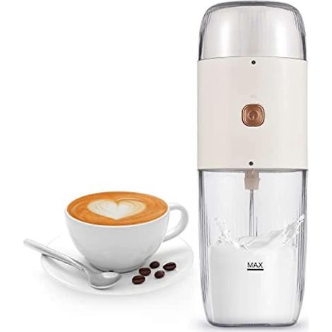 Mousseur à lait Irishom 150 ml USB portable électrique de poche 1500 mAh 45 W haute puissance 19 000 tr/min, moulin à café, fouet à œufs, bouilloire multifonction (1/5)