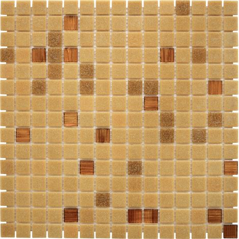 MOSAÏQUE  SABBIA 1 PLAQUE 32,7 x 32,7 CM CASA LINEA