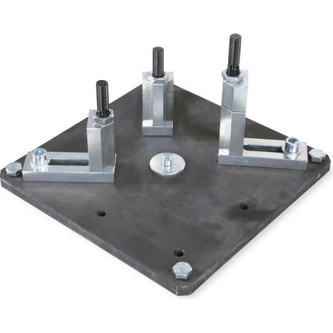Bloque de apoyo universal para prensa hidraulica para extraer y montar rodamientos, silentblock, casquillos, etc (1/3)