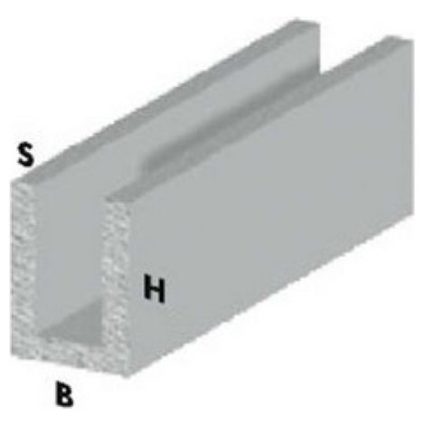 ProfilA profilA en U cm 100 h ProfilA s aluminium 10x10x1 mm chromA s