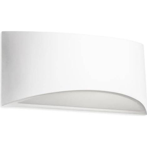 Leds-C4 Ges - 1 Aplique de yeso Light Up & Down Blanco, E14 (1/2)