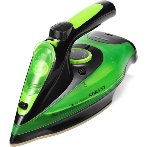 Défroisseur Vapeur Vertical 2400W électrique sans Fil Fer à Vapeur 5 d'ajustement de Vitesse for Le vêtement Vapeur Vêtements Générateur de Repassage à Vapeur en céramique Portable Semelle (1/5)