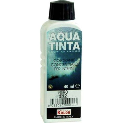 COLORANTE ACQUA AQUATINTA - 312 NERO ML 40 - 10 pezzi