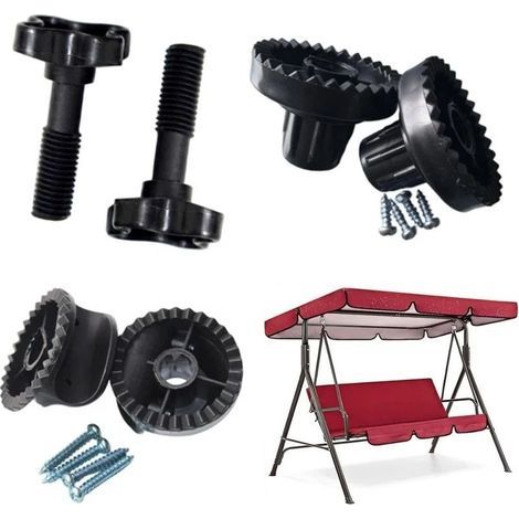 Pièces de rechange pour structure de pergola Accessoires pour balancelle de porche. kit de structure de pergola extérieure antirouille pour jardin. terrasse. cour (1/5)