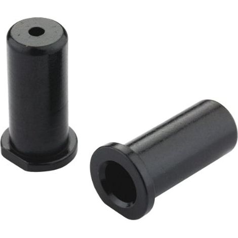 Guide Stopper Embout de Gaines Freins 10 pièces Noir 5 mm