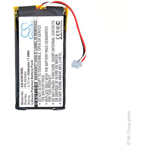 NX - Batterie GPS 3.7V 1900mAh - PS-803262 (1/4)