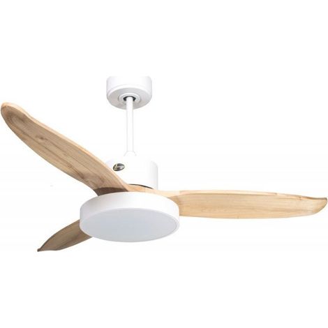 DarkWind Blanc, ventilateur déstratificateur avec lampe, régulateur thermique, re-circulateur d'air wifi thermostat (1/5)