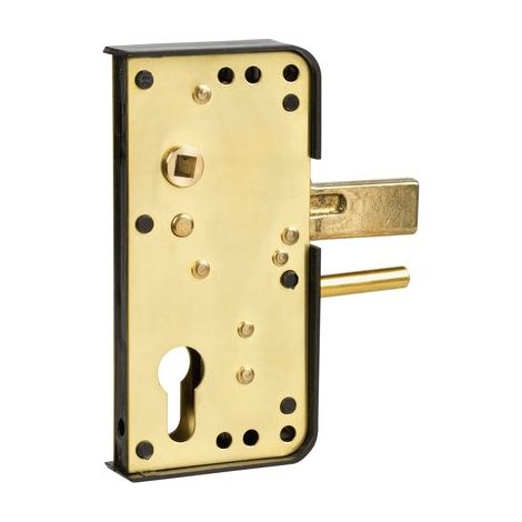 serratura per portale in PVC con cilindro