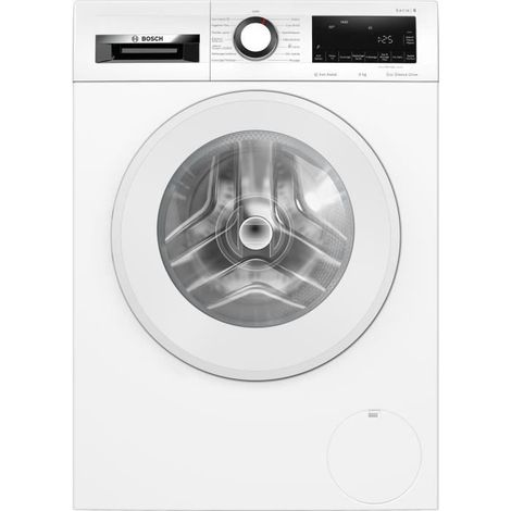 Bosch – Lave-linge hublot 9 kg – Induction – 1400 trs/min – Classe A – Vapeur – 71 dB – H84,5 x L59,8 x P63,2 cm – Blanc (1/5)