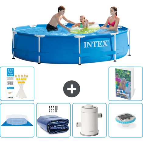 Intex Piscine Tubulaire Ronde - 305x76 cm - 7-pièces  S98 (1/5)