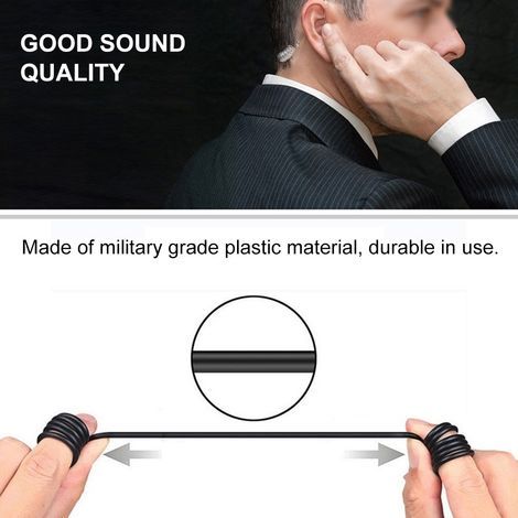 Adaptateur de Prise Jack Militaire pour Casque Micro Écouteurs Radio Talkie-Walkie (1/5)