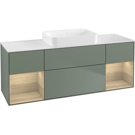 Villeroy & Boch G741PCGM Meuble sous-lavabo Finion G74