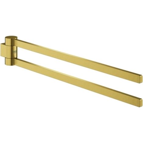 GROHE Toallero Selection 41063 2 brazos giratorio cool sunrise cepillado, 41063GN0