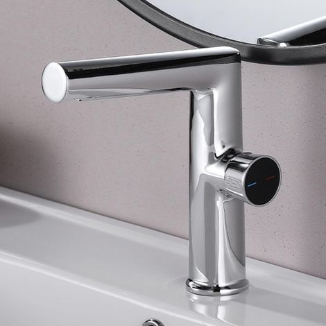 Robinet pour vasque, laiton, chromé, eau froide, pour vasque (1/5)