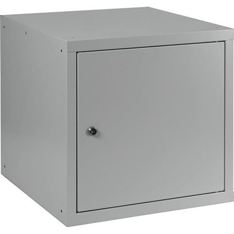 Taquilla  gris  claro/gris  claro  Al450xAn450xF450mm  1  compartimento. (1/2)