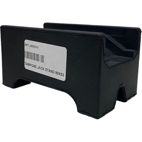 TAMPONE IN GOMMA PER COLONNETTE CAVALLETTI DI SOSTEGNO 90x53mm (1/4)