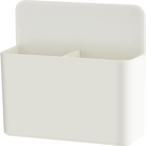 Étagère murale en plastique, bac de rangement blanc (1/5)