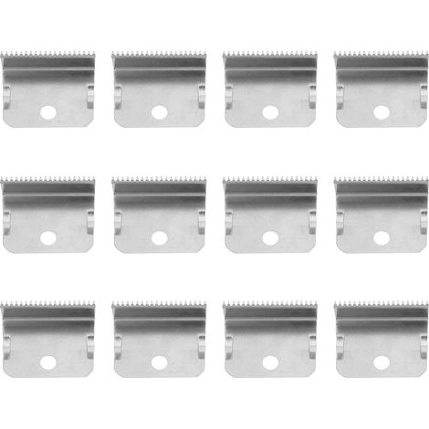 12 Ersatzklingen für Klebebandabroller – gezahnte Schneide – 3 cm (1,2 Zoll) Ersatzmesser für Klebebandabroller zum Verschließen von Kartons und Verpacken im gewerblichen Bereich (1/5)